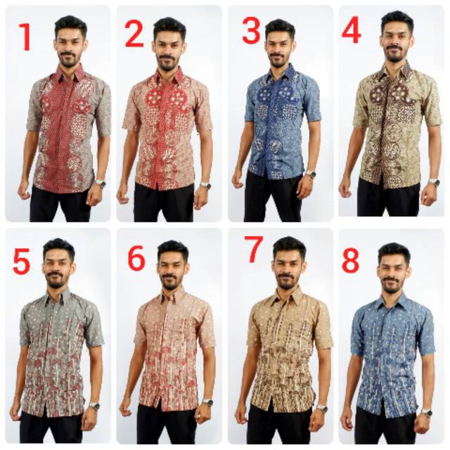 HEM BASE GROSIR BATIK MURAH HEM LENGAN PENDEK PRIA COWO COWOK