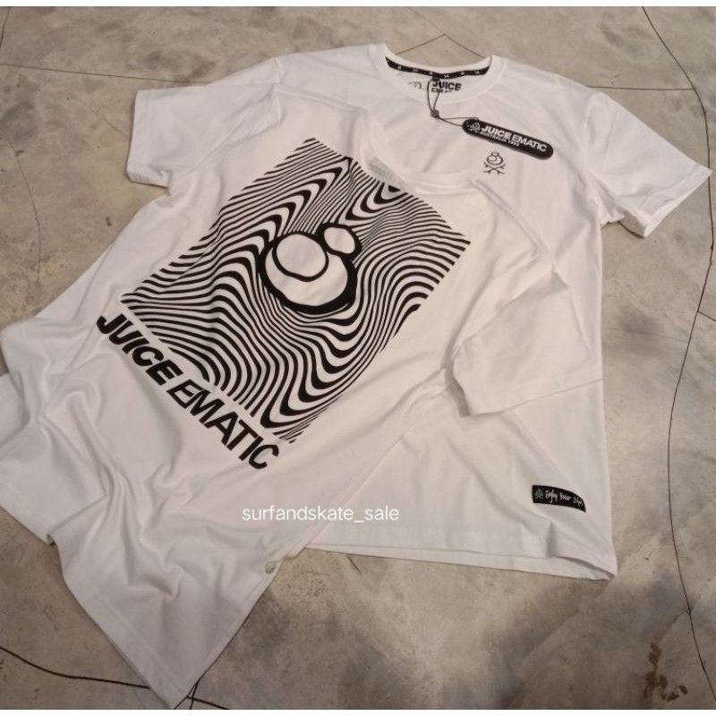 Kaos Juice Ematic Original New Season Mtss Corone White