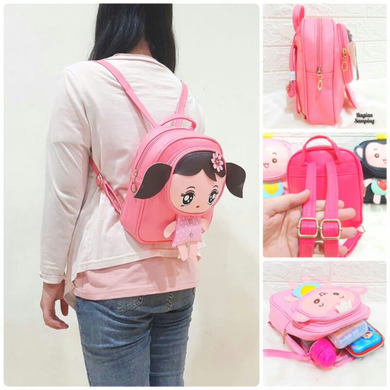 Tas Ransel Anak Perempuan / Tas Ransel Anak Lucu / Tas Ransel Boneka Anak