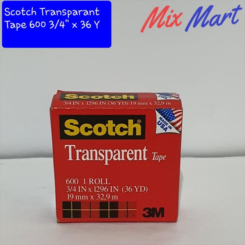 

Scotch Tape Transparant 3M 600 Original
