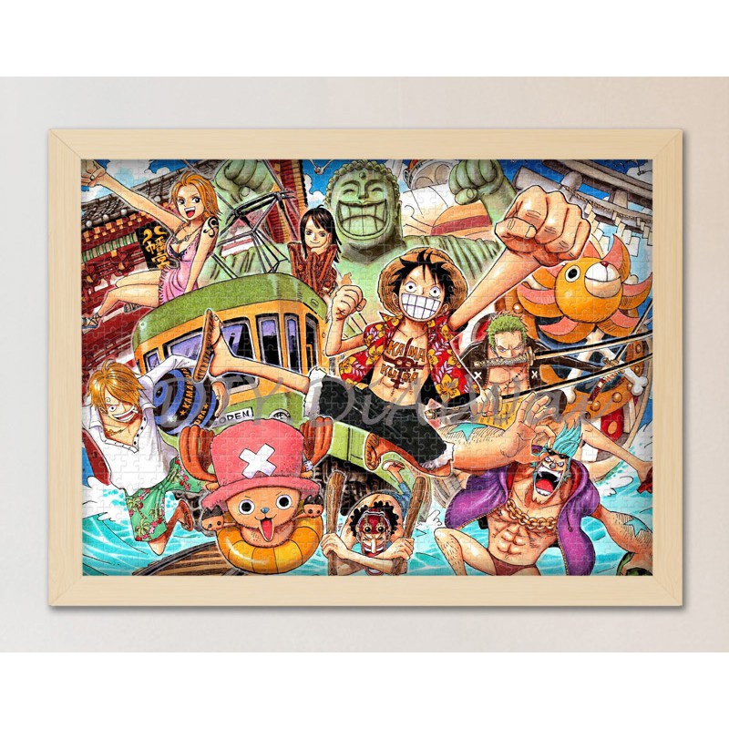 Mini Puzzle 1000 pcs Mainan Jigsaw Puzzle Puzzle Anime One Piece