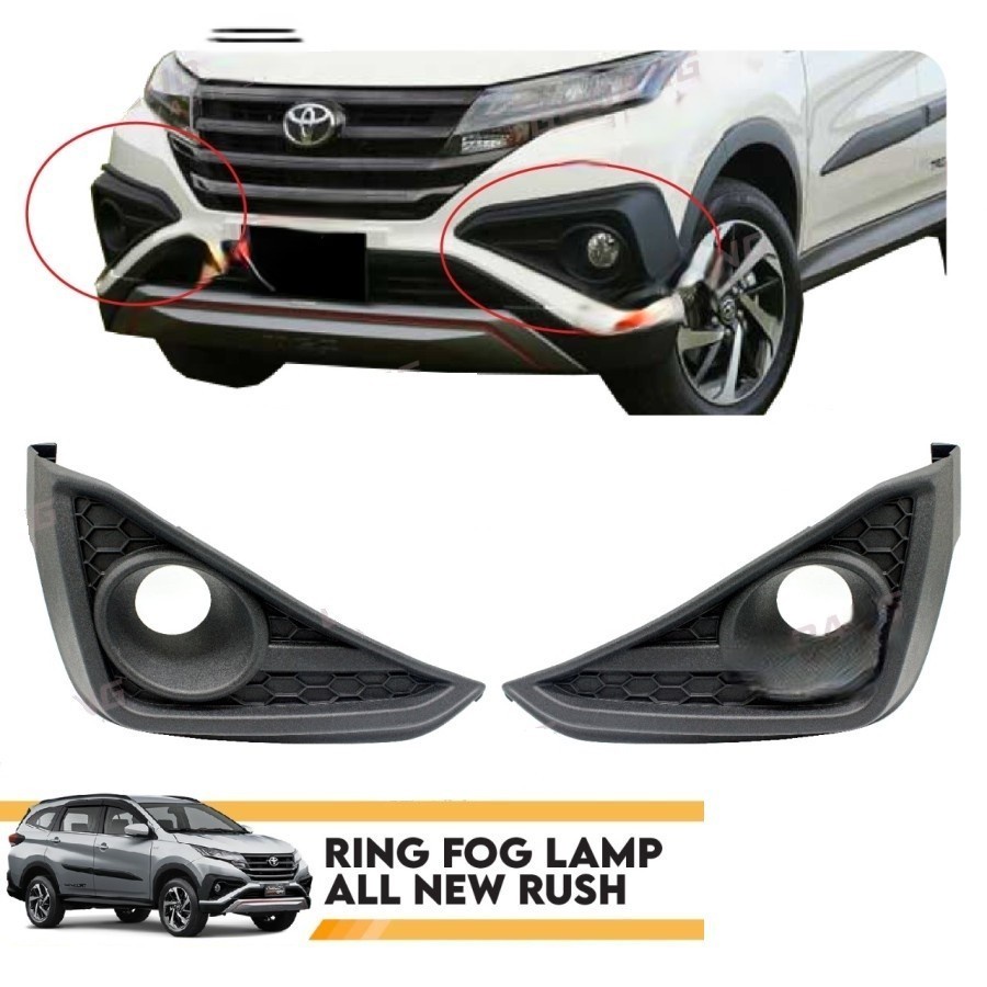 Cover Ring Foglamp All New Rush Terios 2018 Model TRD