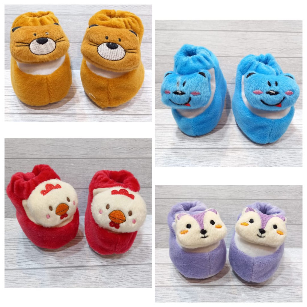 SEPATU BAYI BULU SEPATU BONEKA LUCU NEW BORN / SEPATU BAYI SPB