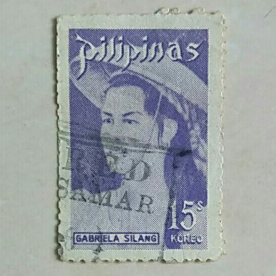 

(AA) Perangko Filipina 1974 Patriots - Gabriela Silang, fighter against Spanish rule 15s Used