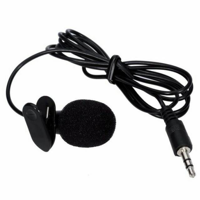 (COD MAKASSAR) Clip on Mic Microphone 3.5 mm  with clip