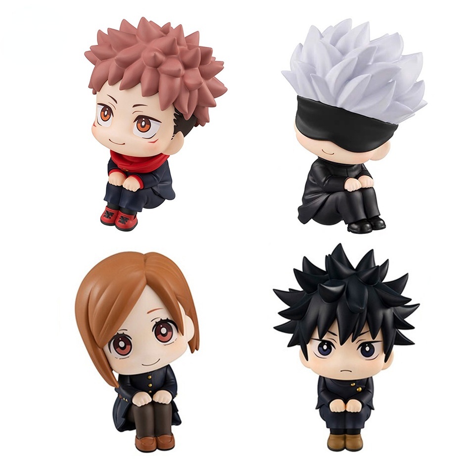 Action Figure Anime Jujutsu Kaisen Yuji Gojo Satori Fushiguro Megumi Kugisaki Bahan PVC Ukuran 10cm Untuk Dekorasi