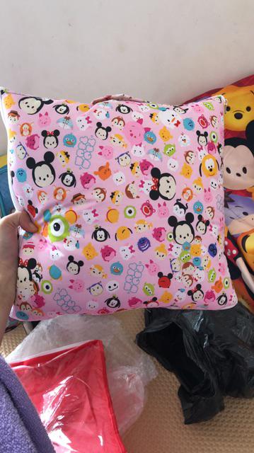 Balmut Mini / Bantal Selimut - Tsum Tsum Pink - Halus Adem
