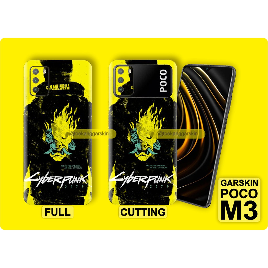 COD PROMO GARSKIN POCO M3 BISA JUGA UNTUK POCO X3 CYBERPUNK FULL BODY