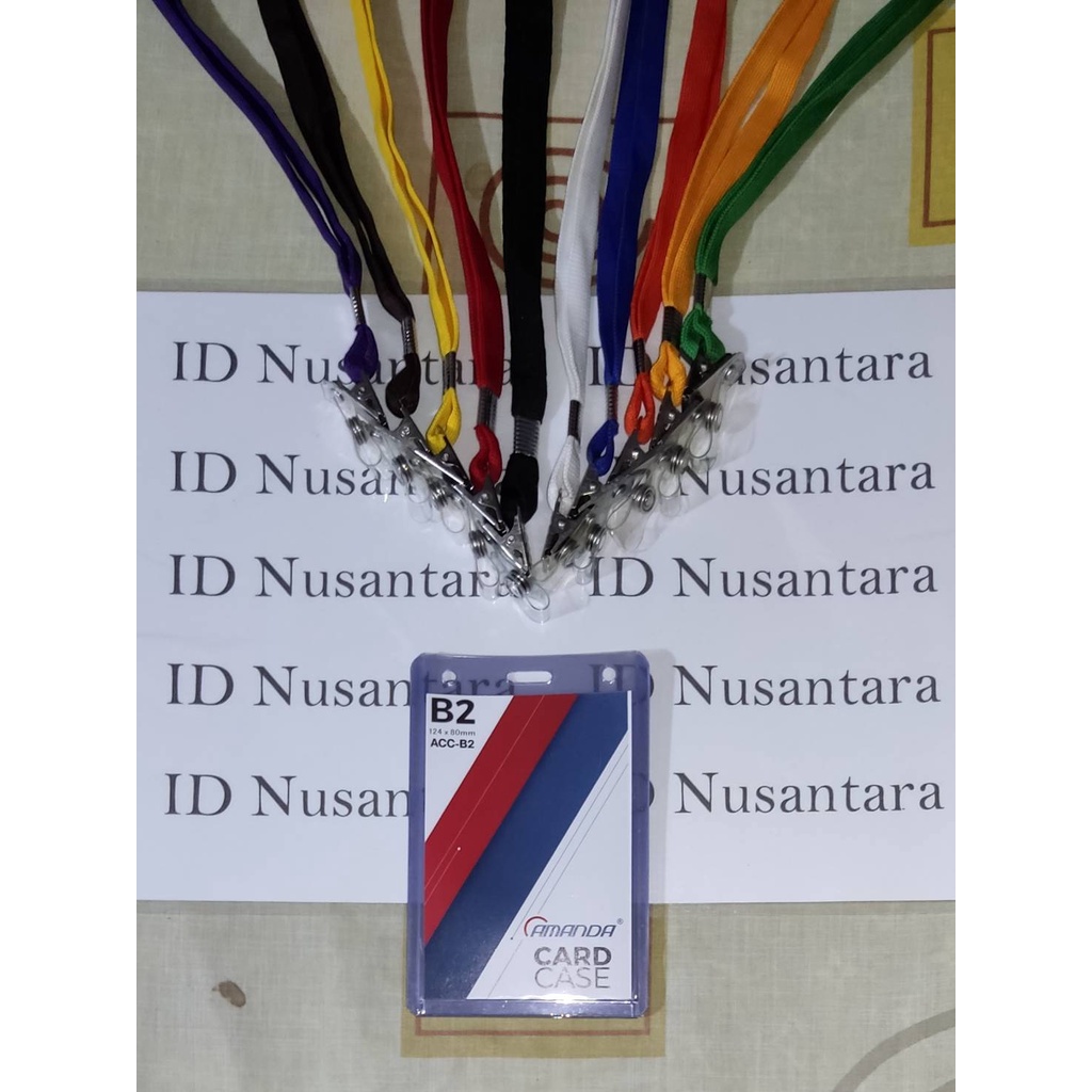 

Paket Tali Jepit Besi + ID Card Case B2