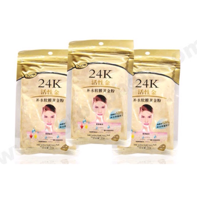 [FREE ONGKIR] Masker Gold 24k Powder ( Masker Emas Bubuk)
