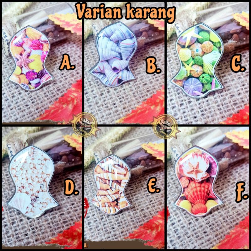 PIN TEROMPAH VARIAN KERANG CANTIK