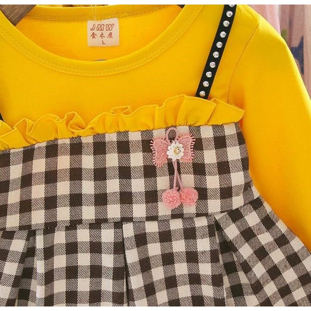 Mi Sun Dress Korea - Fashion baby korean Dres bayi Style Kualitas Import premium Overall Dress Anak Perempuan babycinnamon