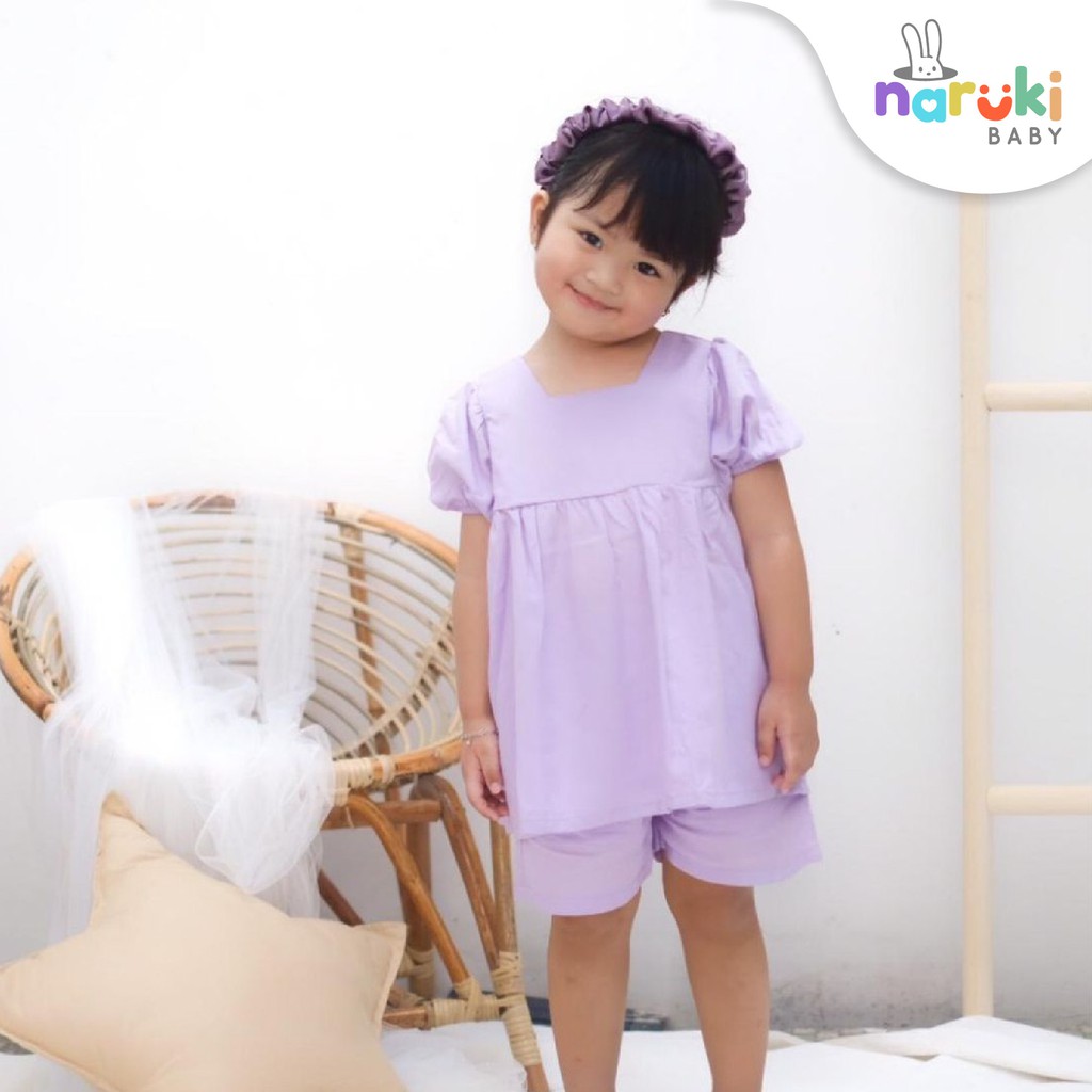 Ardenleon Macaron Set Kids Girl Arden Leon Baju Setelan Anak Perempuan