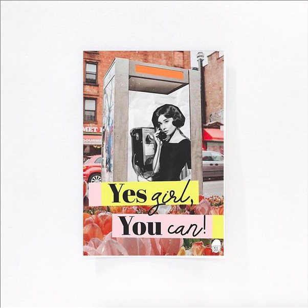 

WHATPIXIESEES - Postcard - Yes Girl, You Can!