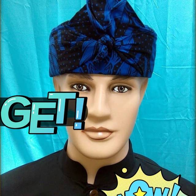 Iket sunda baduy , iket kenekes , iket sunda, ikat praktis, totopong, udeng