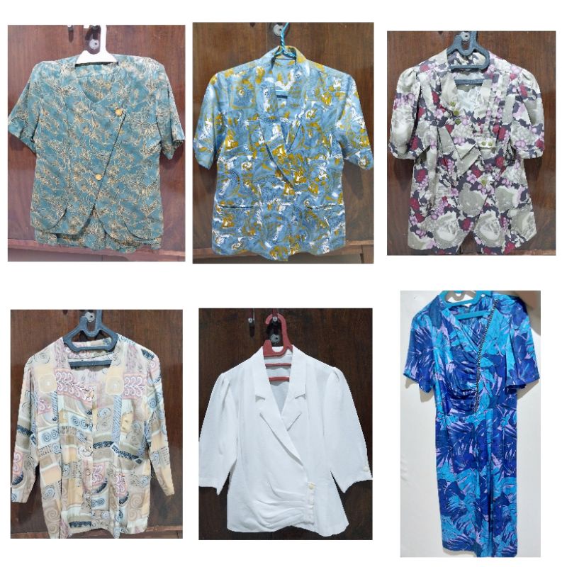 Preloved baju / atasan / rok / dress perempuan / wanita / orang tua
