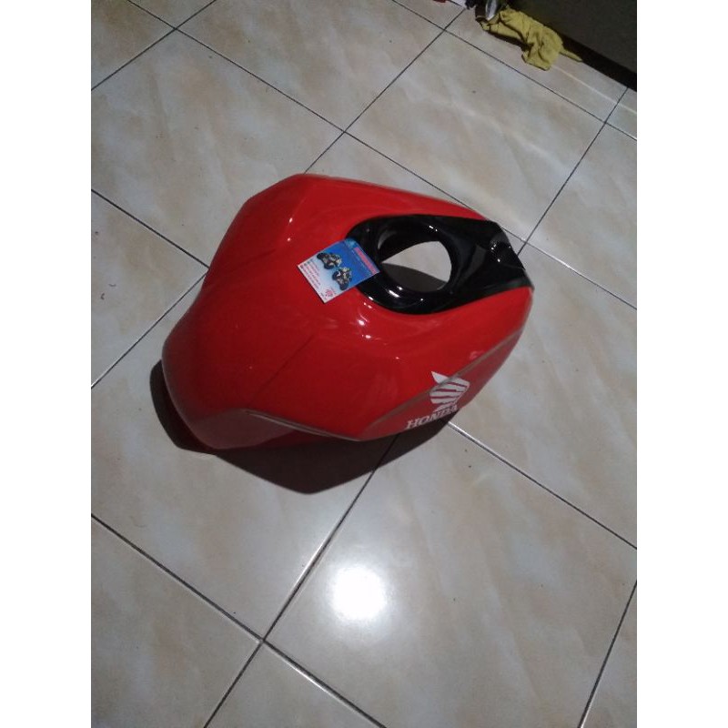 cover tengki All New CBR150R merah list putih modEL All New CBR 250 RR