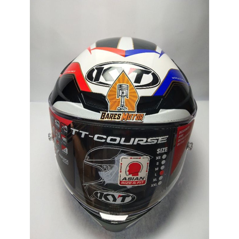 KYT TT Course Grand Prix Red Blue (L)