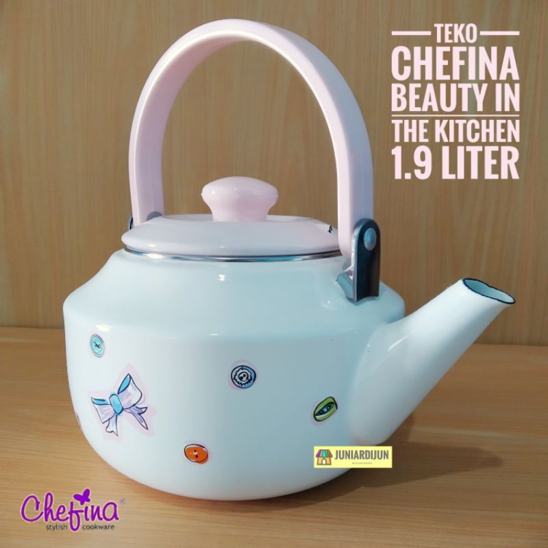 Teko Enamel Chefina 1.9 Liter ( Beauty in the kitchen )