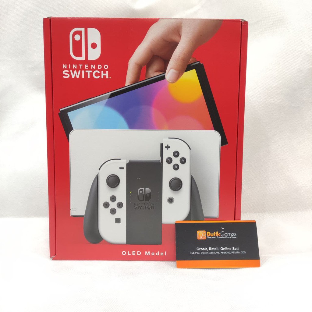 Nintendo Switch OLED Console White Putih