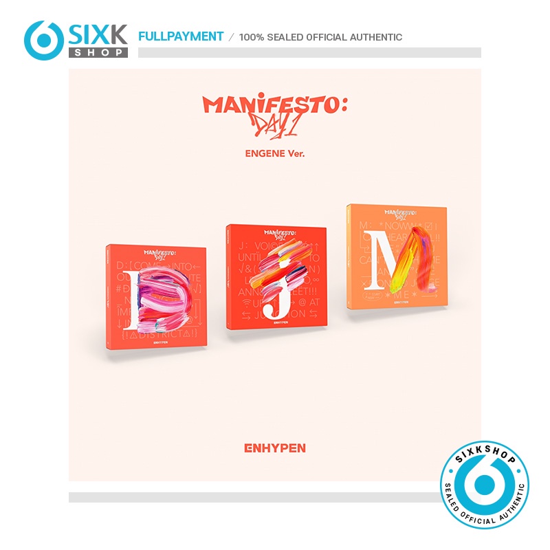 ENHYPEN - Album MANIFESTO : DAY 1 (Engene ver.) +online POB