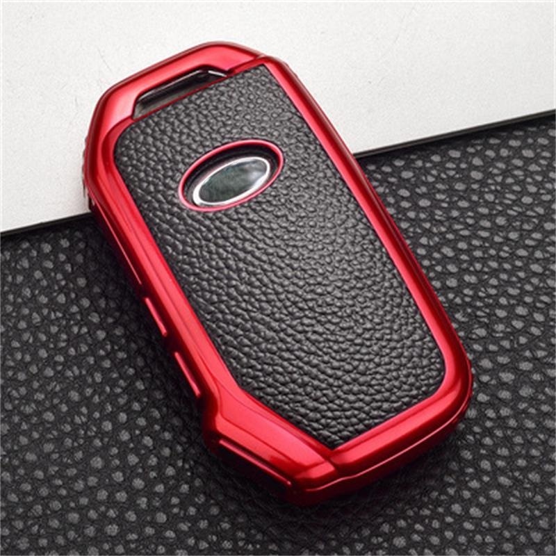 Casing Kunci Remote Mobil Bahan Kulit Untuk KIA Sportage R GT Stinger GT Sorento Cerato Forte2018 2019