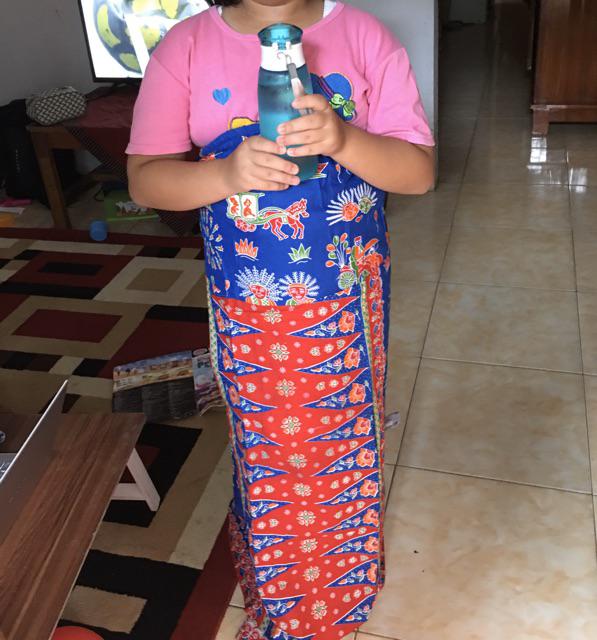 Istimewa!> Rok Duyung Batik Anak Ra01 Bawahan Panjang Motif Ondel-ondel Betawi Jakarta .. Aman!!