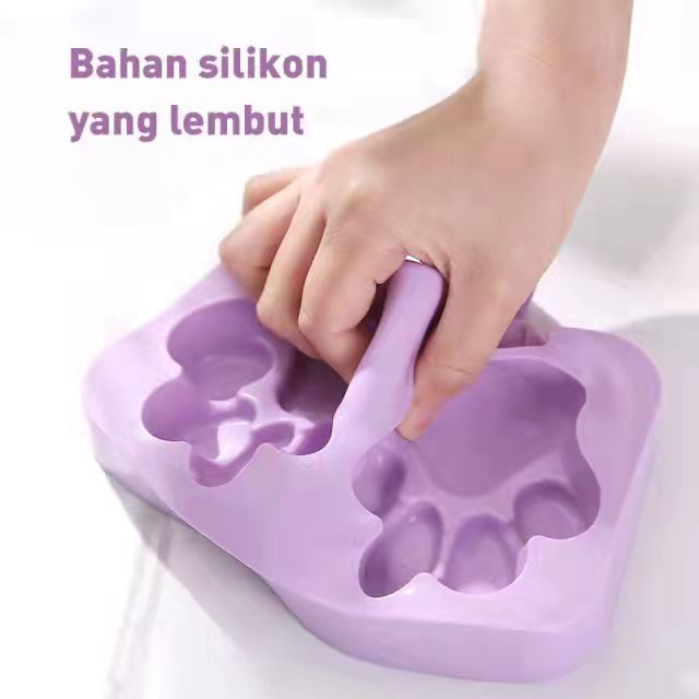 Cetakan Es Krim Silikon Stik Es Krim Cetakan Ice Cream Popsicle Cetakan Coklat BPA FREE