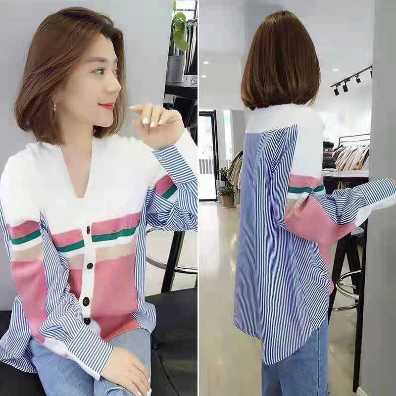 MDLV ~ 39004 ARUNA KNIT CARDIGAN KOREA KEMEJA KOMBI RAJUT CARDIGAN RAJUT PREMIUM FASHION IMPORT