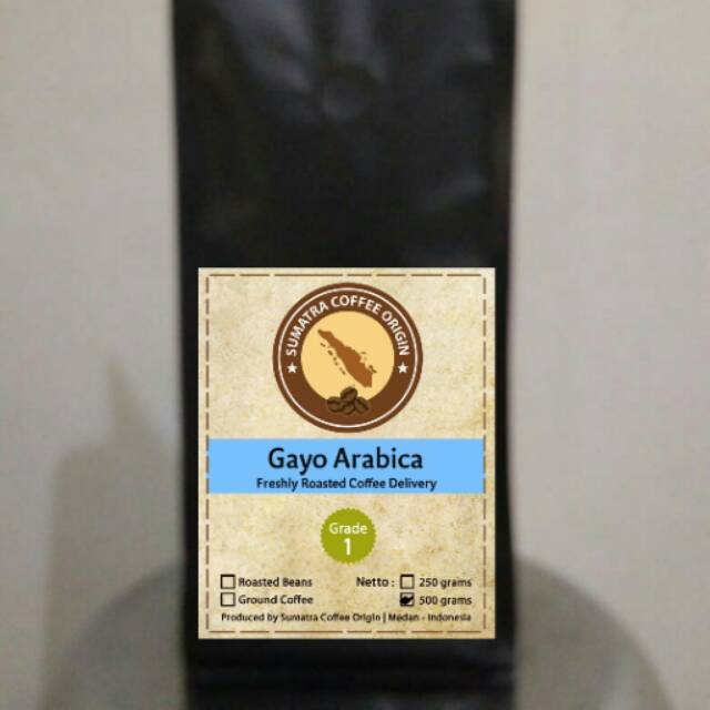 

KOPI GAYO ARABICA GRADE 1 | 500 GRAM