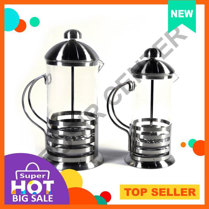French Press Plunger Kopi Press 600 Ml