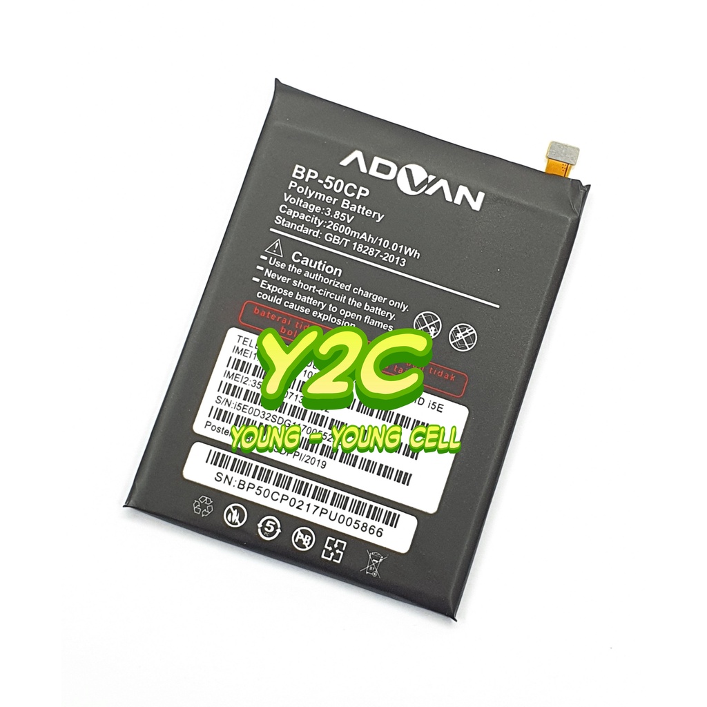 BATERAI ORIGINAL OEM ADVAN I5E / BP-50CP / BATRE / BATRAI / BATERE / BATU / BATREI