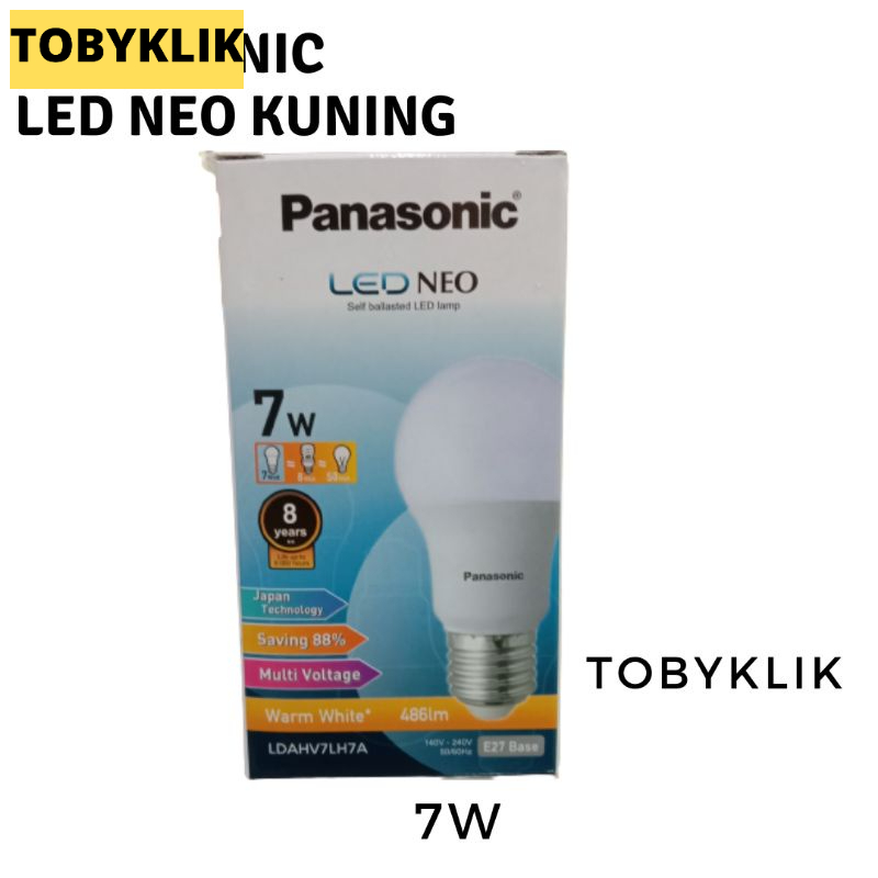 Lampu LED Panasonic Warna Kuning