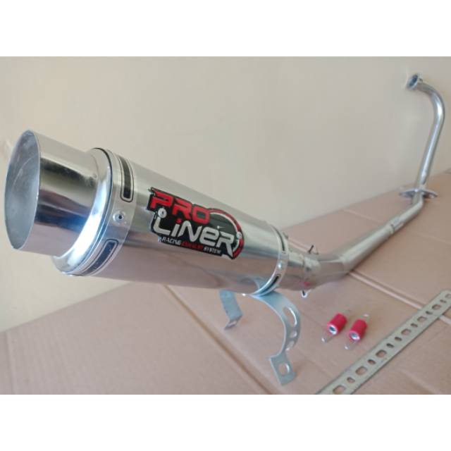 Knalpot Pro liner  untuk Satria FU150 Karbu Satria FU150 FI Facelift