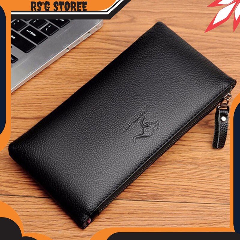 RG166 Dompet Dompet panjang Dompet kulit Fashion cowok Dompet laki-laki Dompet cowok Dompet pria