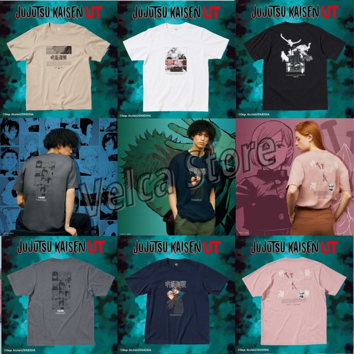 Jual Kaos Uniqlo X Jujutsu Kaisen Batch T Shirt Ut Manga Original