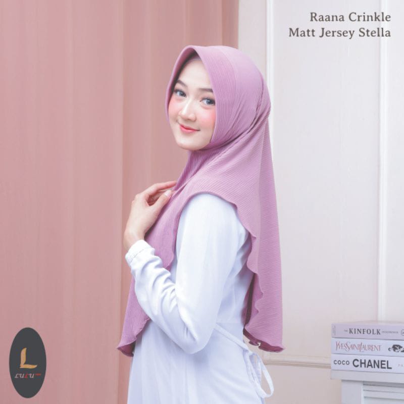 Terbaru Hijab Instan Raana Crinkle Lidi Ori Lulu