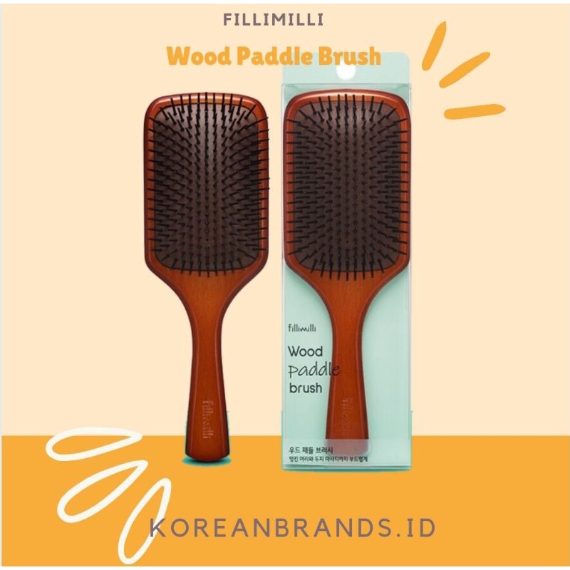 Fillimilli Wood Paddle Brush