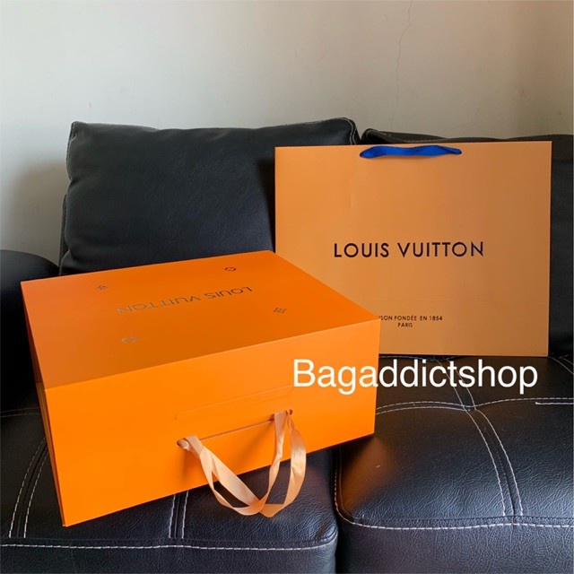 

(TERLARIS) Louis Paperbag L Bill Box LV SET Box Jual Box vuitton