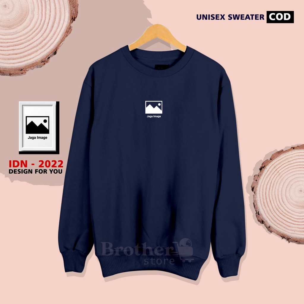 Brother Store - Sweater crewneck pria wanita - Jaga image