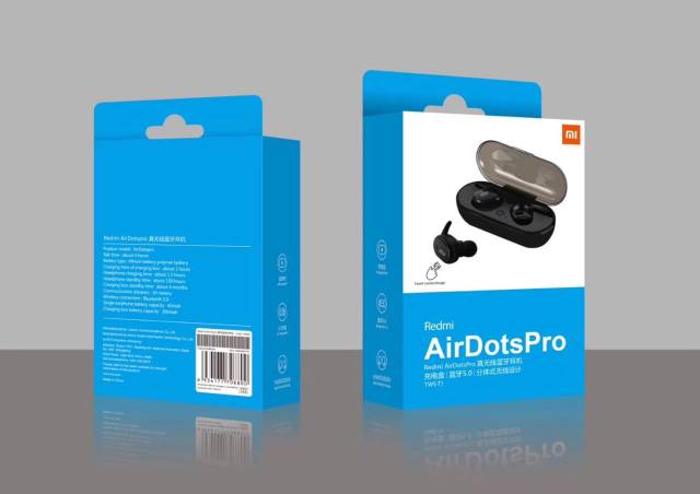 Earphone Bluetooth AirDots Pro Xiaomi Plus LED Headset TWS Wireless AirDots Pro Xiaomi