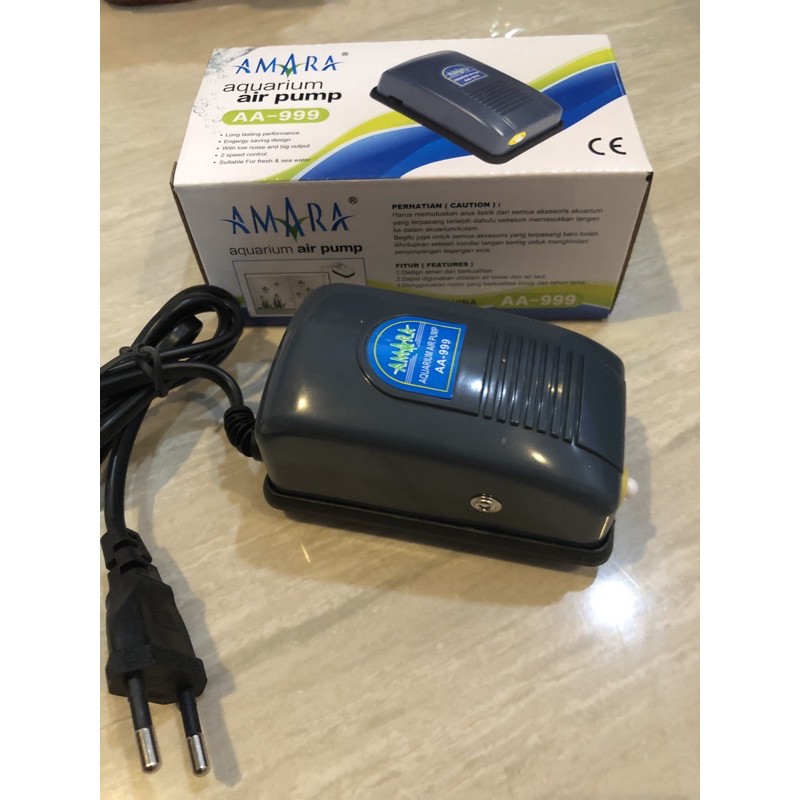 Aquarium airpump / aerator AMARA AA 999