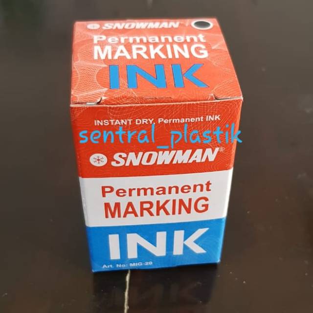 

Tinta spidol snowman permanent/ permanent making ink