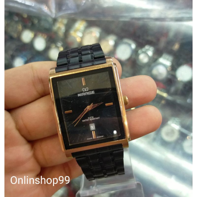 JAM TANGAN MIRAGE ORIGINAL TERSEDIA UKURAN PRIA DAN WANITA WATER RESISTANT