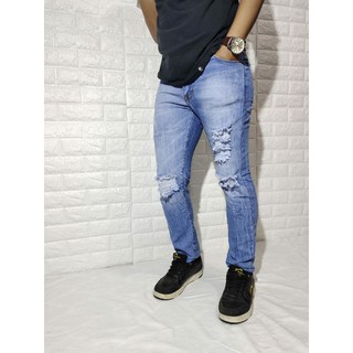 celana sobek laki laki jeans sobek celana panjang puring celana sobek laki laki jeans sobek celana panjang puring