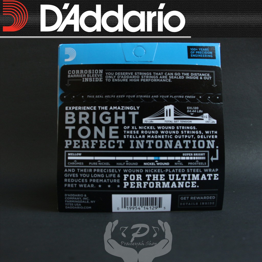 Daddario EXL 120 0.09 Senar Gitar Elektrik String ORI Original Dadario