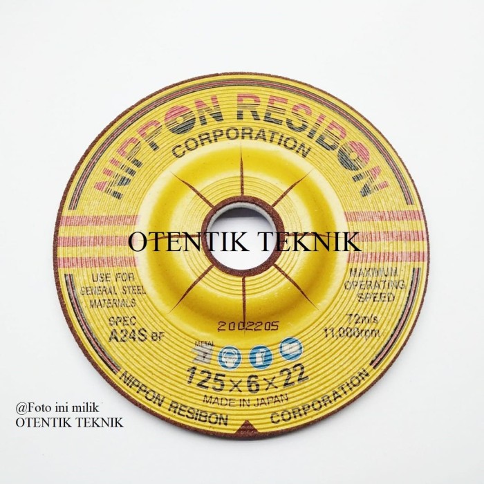 NIPPON RESIBON 5 INCI X 6 MM - NIPPON RESIBON BATU GERINDA POLES 5x6