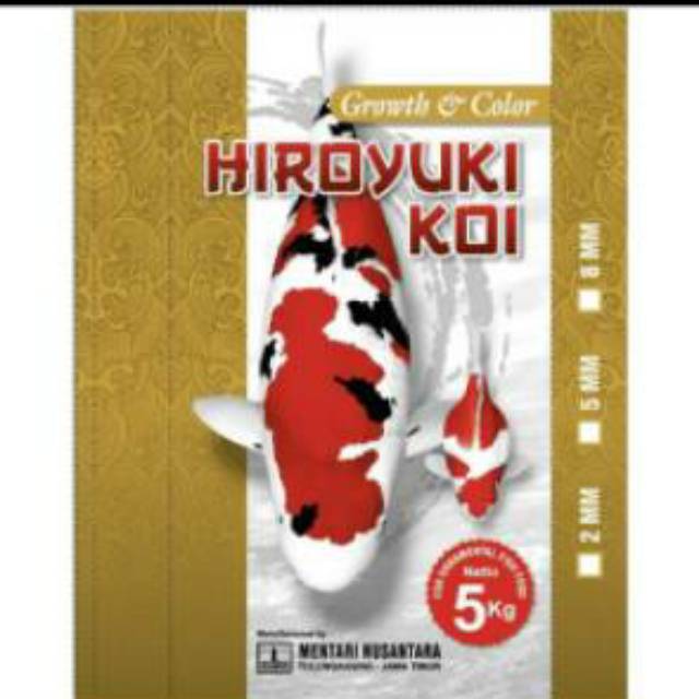 HIROYUKI GROWTH&COLOR 5 kg pakan koi pelet koi