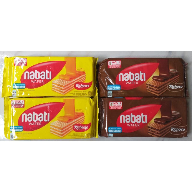 nabati wafer 127gr coklat & keju