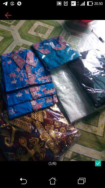Hem Kemeja Batik Anak Cowok Kd Melati Warna
